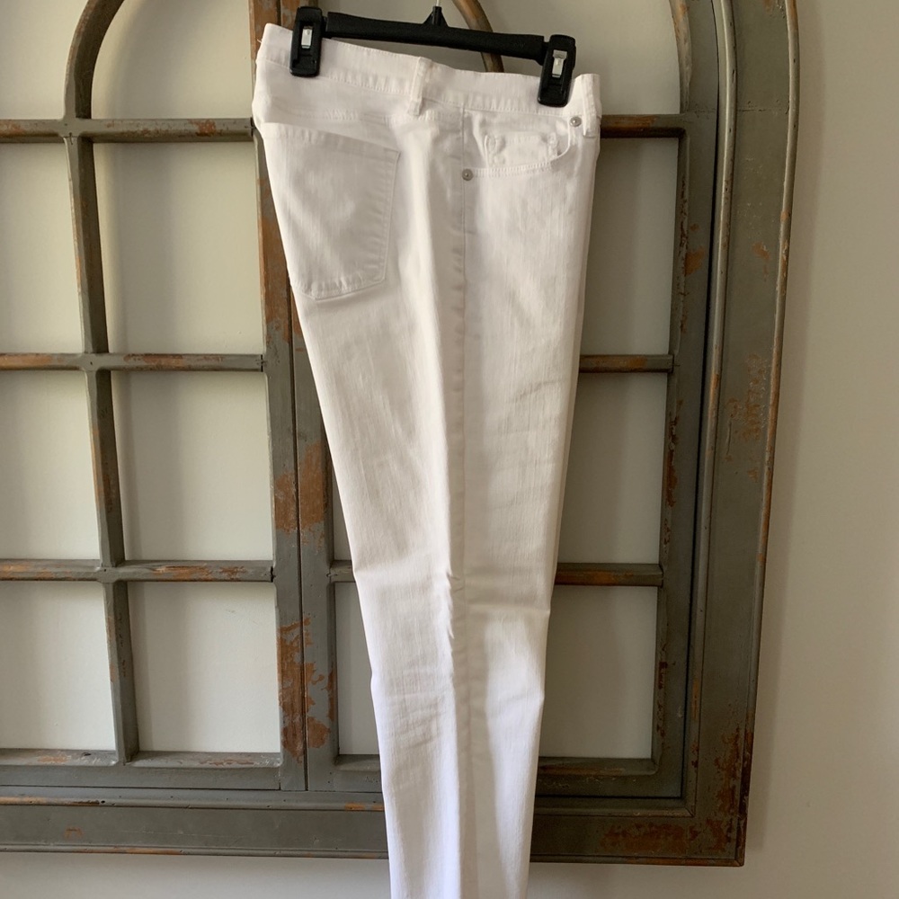Loft Skinny White Jeans